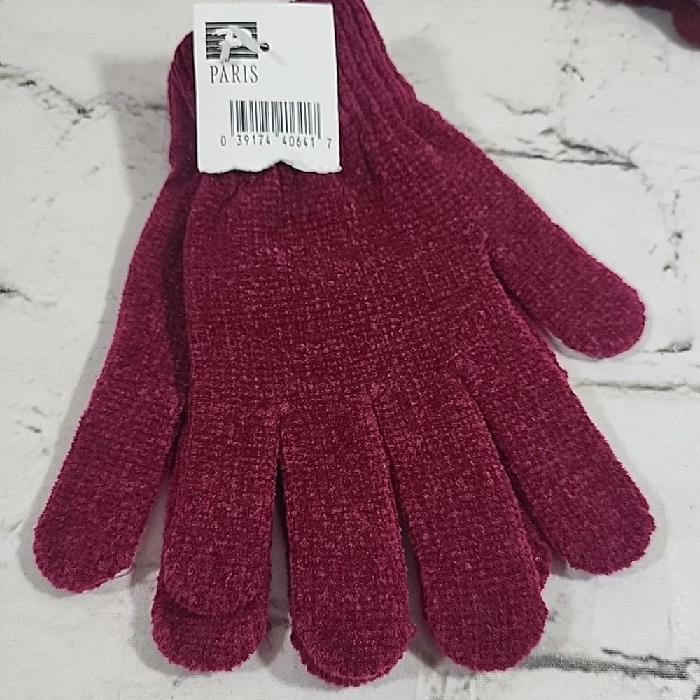 Womens Knit Gloves One Size Lot Of 6 Pairs‎ Warm Tech All New